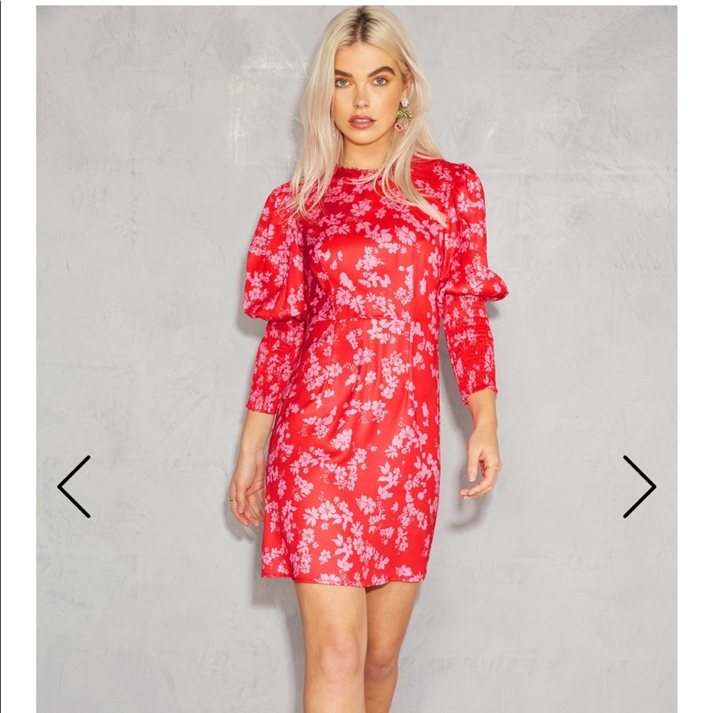 Red and pink dress-never worn